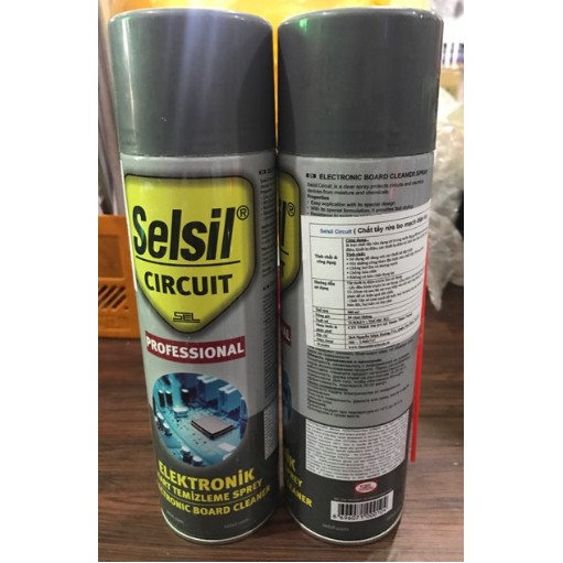 Chai Xịt 500ml SELSIL CIRCUIT Vệ Sinh Bo Mạch Điện Tử