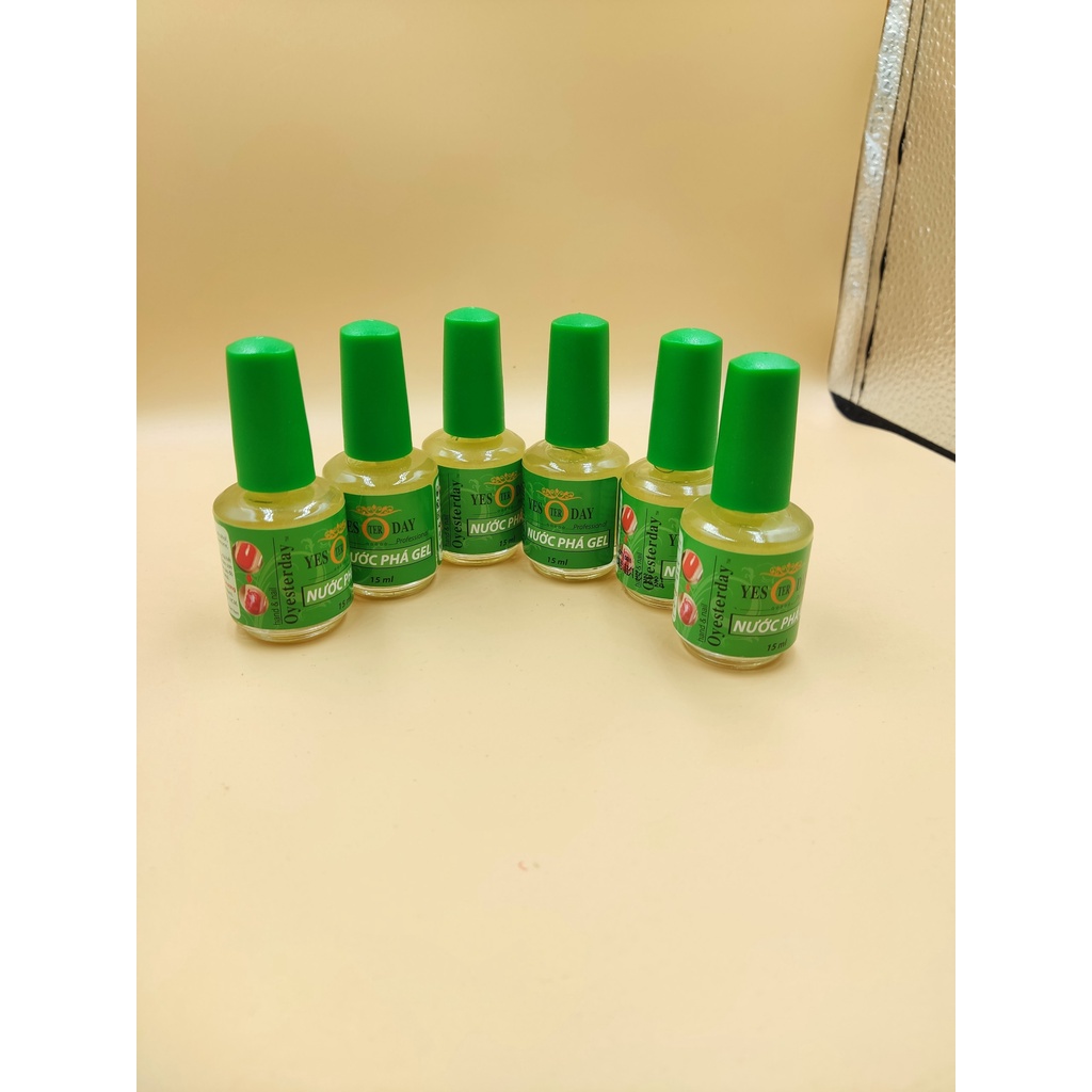 Dung dịch phá gel yesterday 15ml (phá cực nhanh)