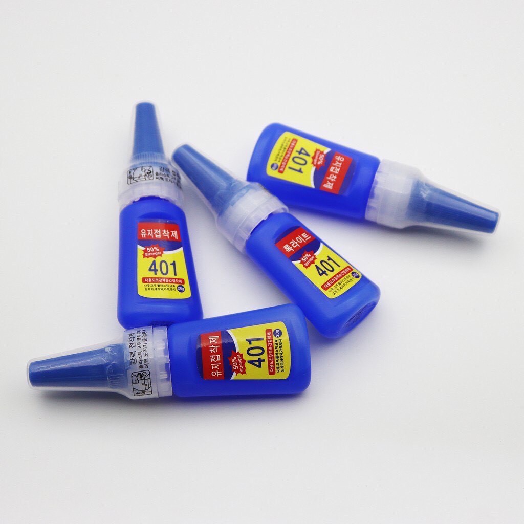 Keo gắn dán móng giả 401 chuyên dụng phụ kiện nail giá rẻ 20g