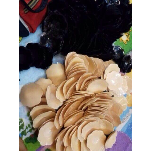 Sét 2 miếng dán ti hình cánh hoa đủ màu