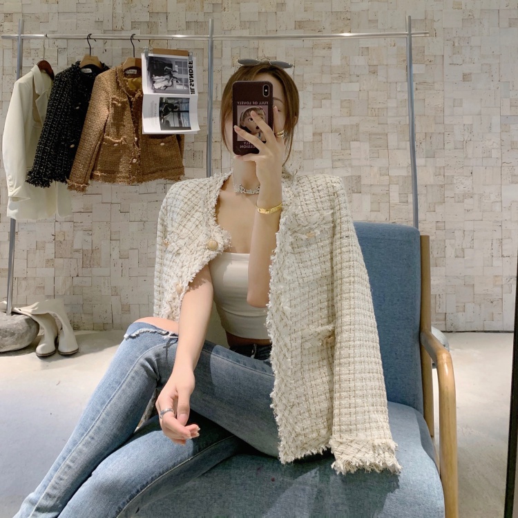 Áo khoác dạ tweed oversized hàng quảng châu - sang chảnh [ ORDER - TZ_8113226 ]