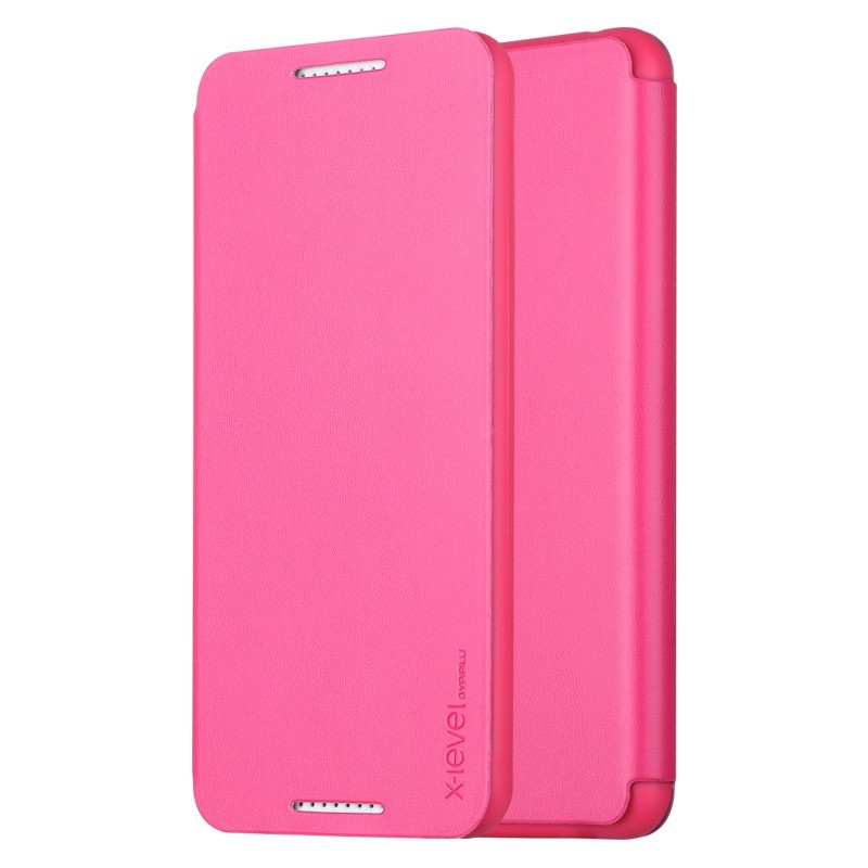 Bao da FIBCOLOR X-level cho Samsung J7 Prime ( hồng)