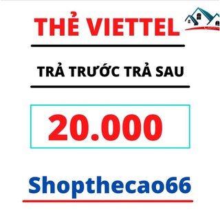 Thẻ Viettel 20k