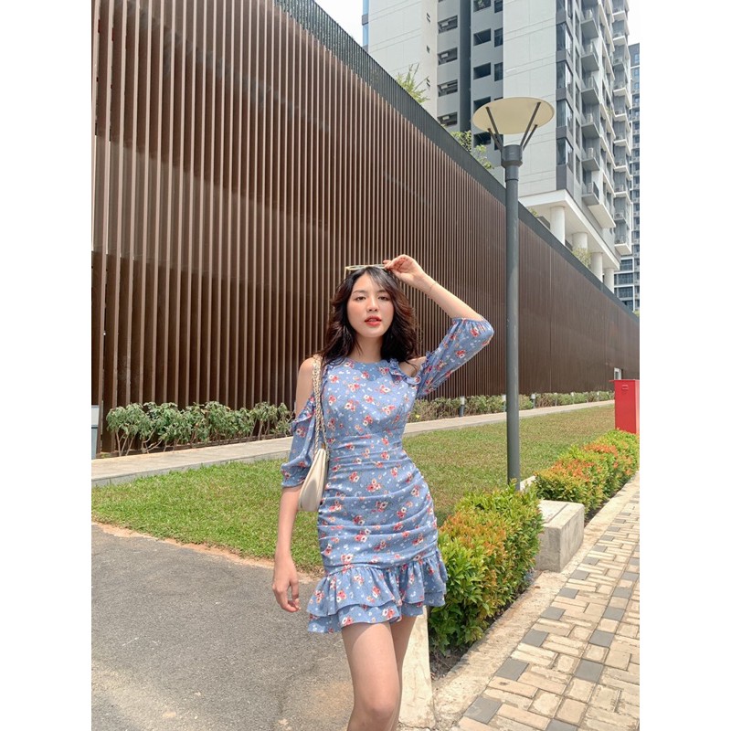 [Mã FAMARAL1 giảm 10K đơn 50K] ĐẦM BORA tay lở trễ vai tùng bèo | BigBuy360 - bigbuy360.vn