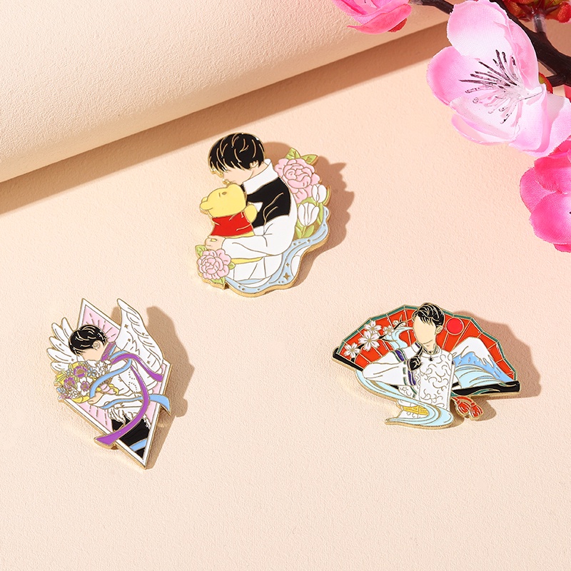 Huy Hiệu Cài Áo Hình Nhân Vật Anime Dễ Thương