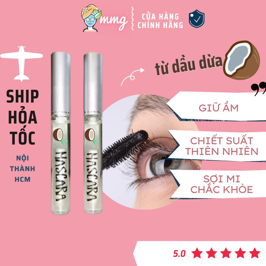 Chuốt Mi Dầu Dừa (Macara Dầu Dừa) Tự Nấu / Loại 10ml