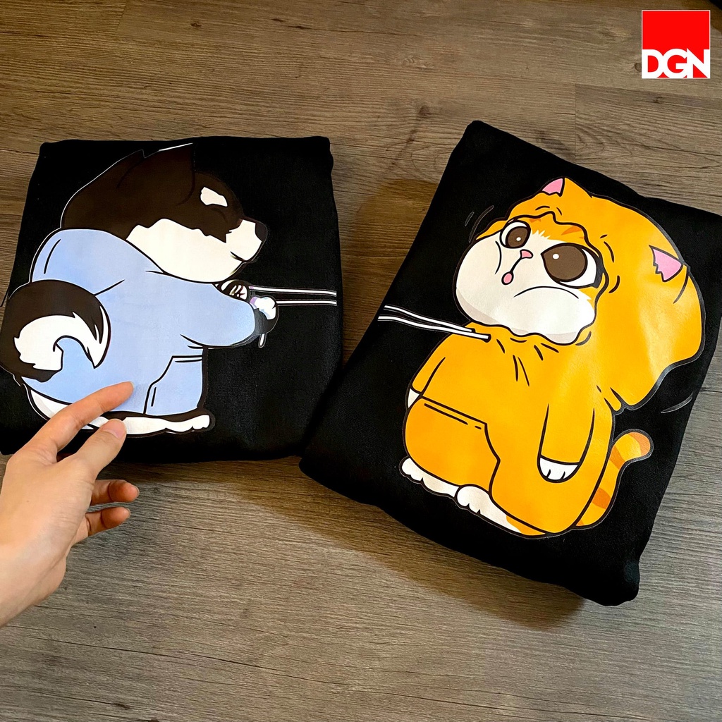 áo dài tay cặp , áo đôi dễ thương , áo sweater đôi đẹp nhất C2HD.01