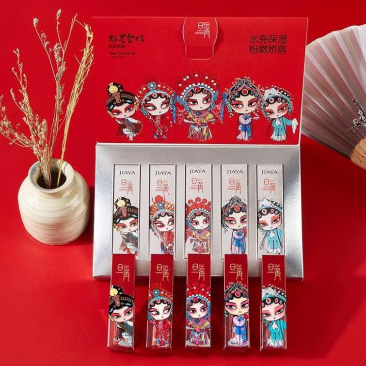 { Hàng Cao Cấp}son môi cao cấp- son môi chính hãng- Combo 5 Thỏi Son Kem Lì Siêu Cute(Có Hộp Như Hình)-MS015 | BigBuy360 - bigbuy360.vn