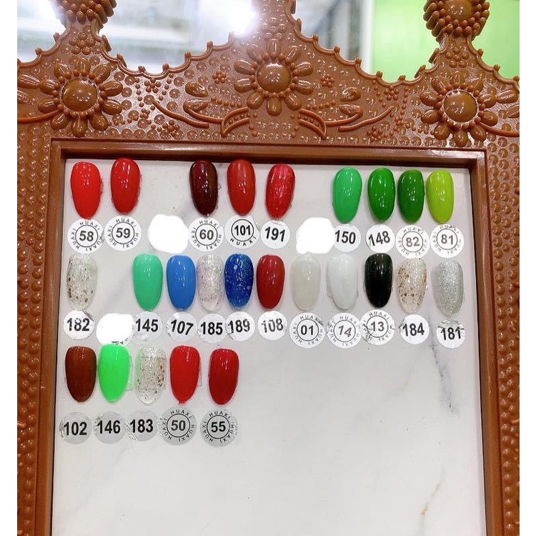 Sơn gel Dirse lẻ màu sơn ,sơn bóng mướt,chuẩn màu