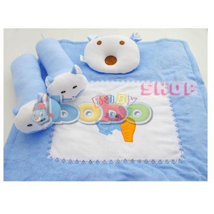 Bộ Gối Nệm Sâu Cho Bé Cho Sơ Sinh