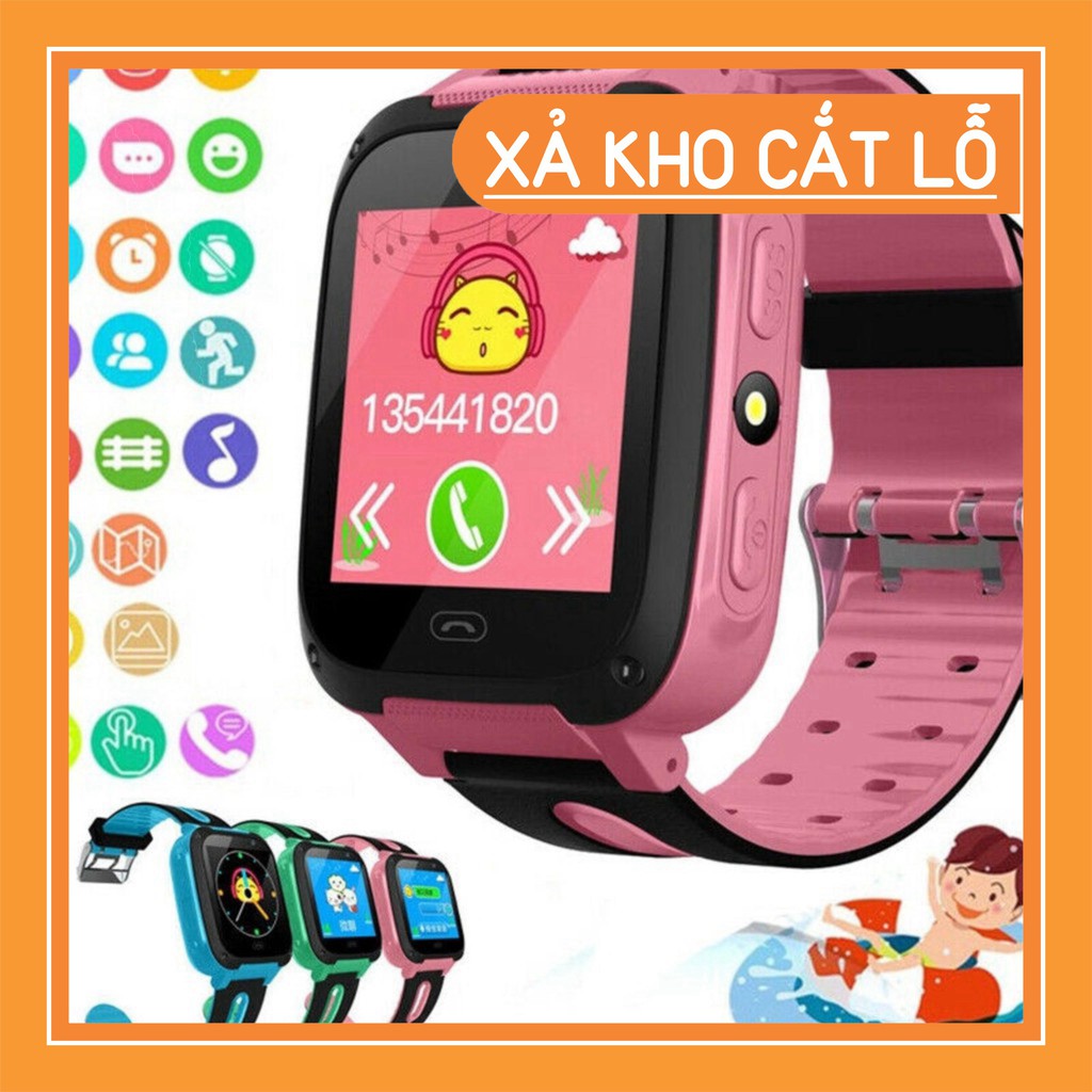 Đồng hồ định vị thông minh cho bé Q9 - Nghe gọi 2 chiều, chụp hình, quay video...