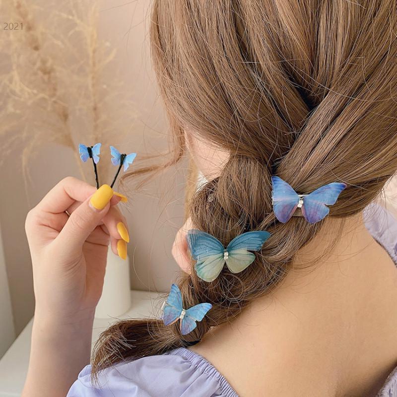 Kẹp Tóc Hình Bướm Thời Trang Nữ Dễ Thương