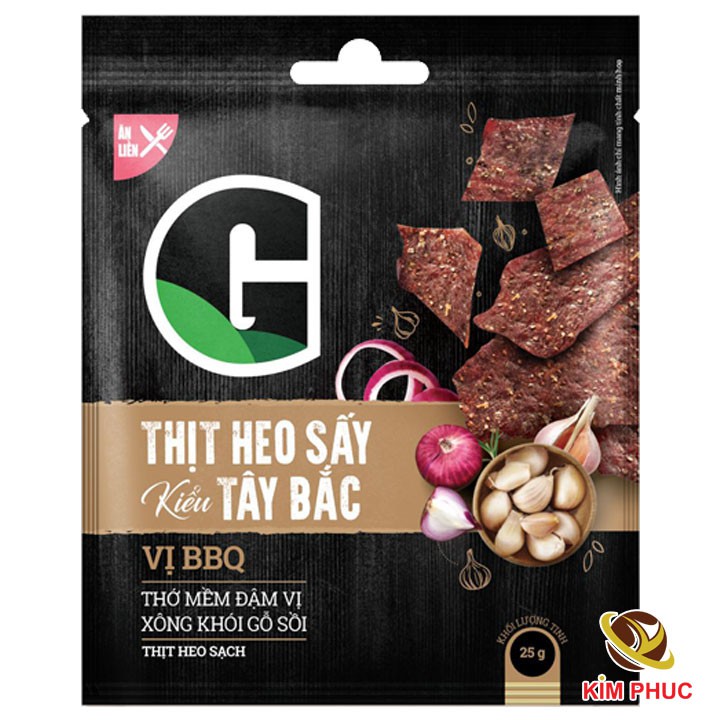 Thịt heo sấy kiểu Tây Bắc vị BBQ G 25g | BigBuy360 - bigbuy360.vn