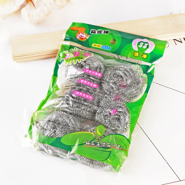 Búi sắt cọ rửa xoong nồi nhà bếp tiện lợi