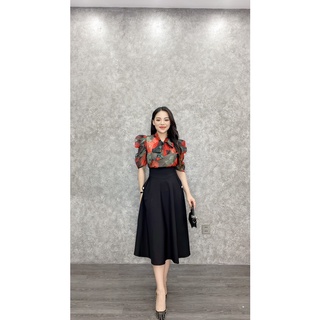 Chân váy xoè công sở hàng tkcc dáng maxi Greenshop - CV86