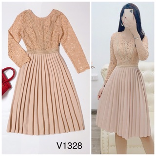 Váy ren xoè be tây V1328 - DVC phân phối chính thức ( kèm ảnh thật shop tự chụp)