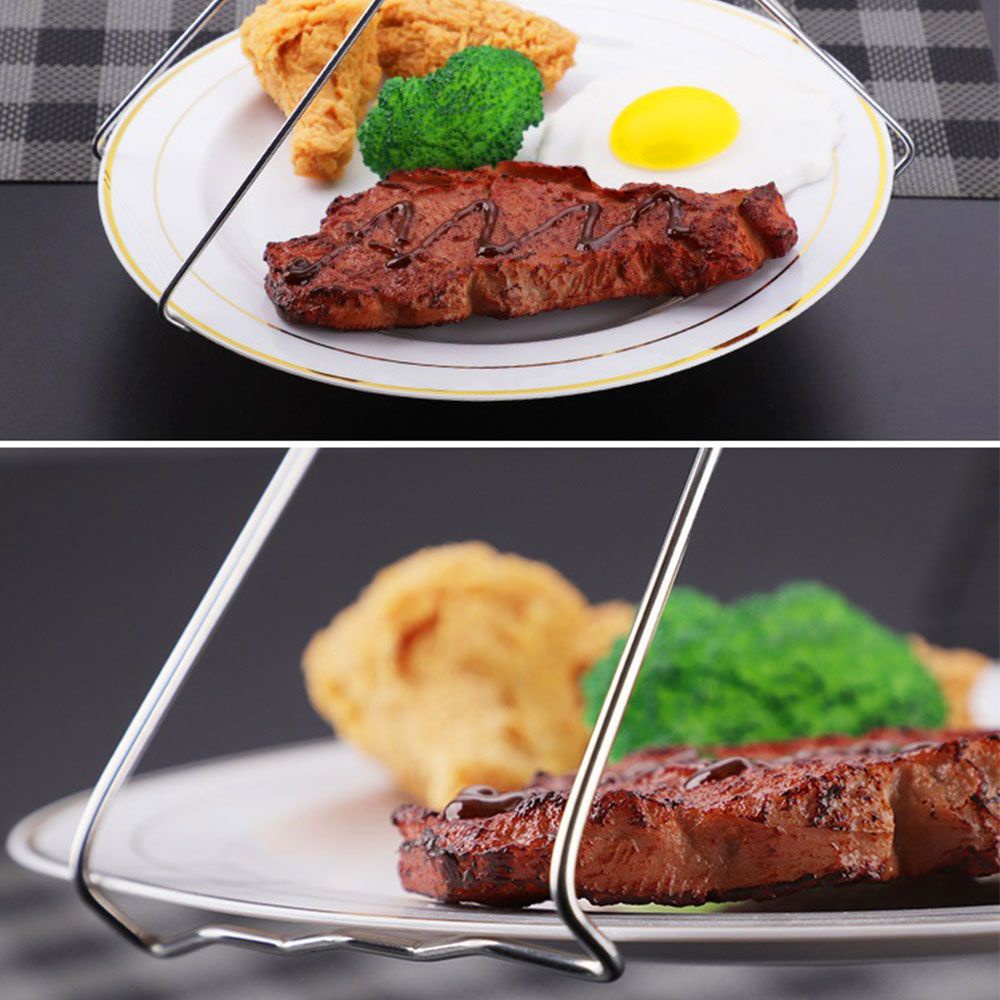 Kẹp nhấc nồi hấp chống nóng chống trượt có thể gấp gọn cho nhà bếp