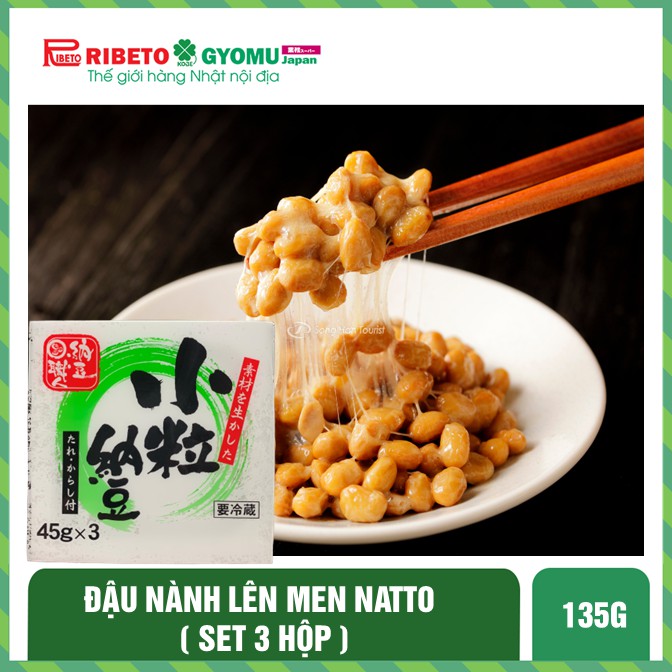 Chỉ giao HỎA TỐC nội thành Hà Nội Đậu nành lên men natto 135g 1 set gồm 3