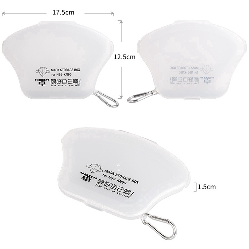 Hộp đựng OSSAYI bảo vệ dành cho khẩu trang dùng một lần chống bụi bẩn KN95 N95