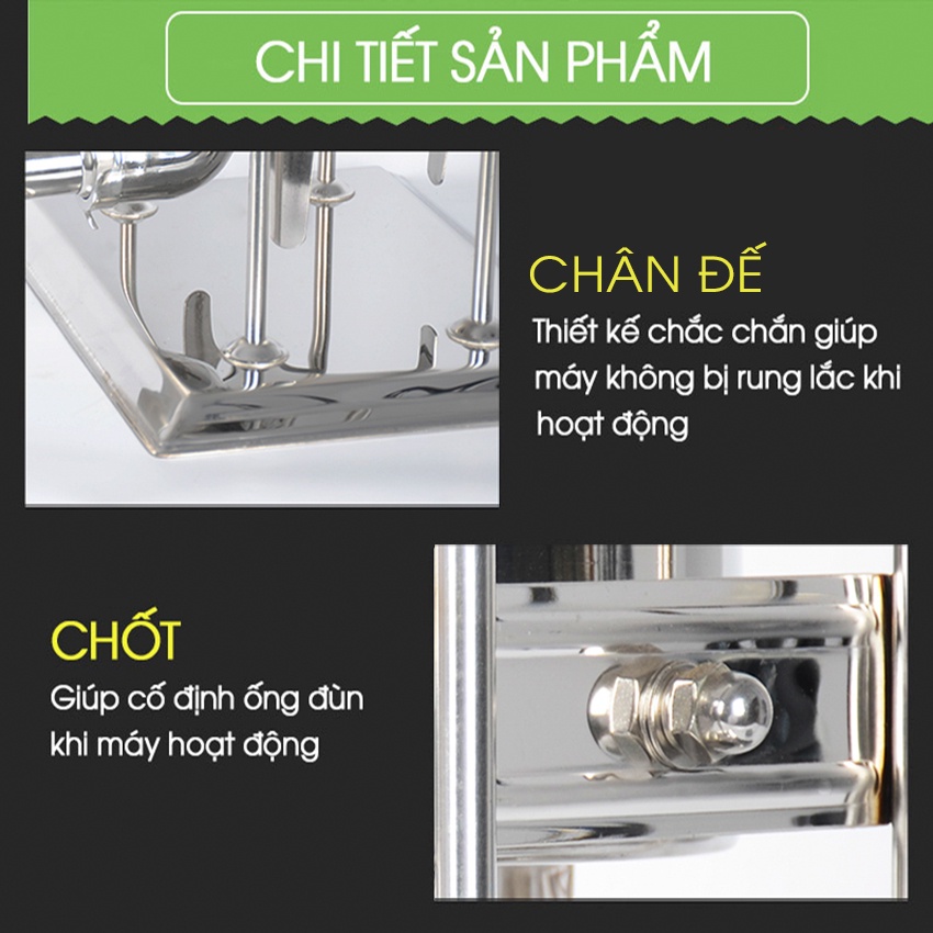 Máy Đùn Xúc Xích Điện ABG Loại 10L Tự Động Chuyên Dụng Dành Cho Nhà Hàng, Quán Ăn Chế Biến Xúc Xích, Lạp Xưởng