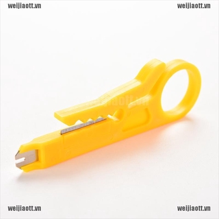 WEJT Network Connection Wire Punch Down Cutter Stripper For RJ45 Cat5 Cable Tool