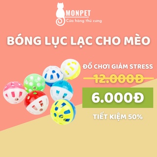 Đồ Chơi Cho Chó Mèo Bóng Lục Lạc Bằng Nhựa - MONPET