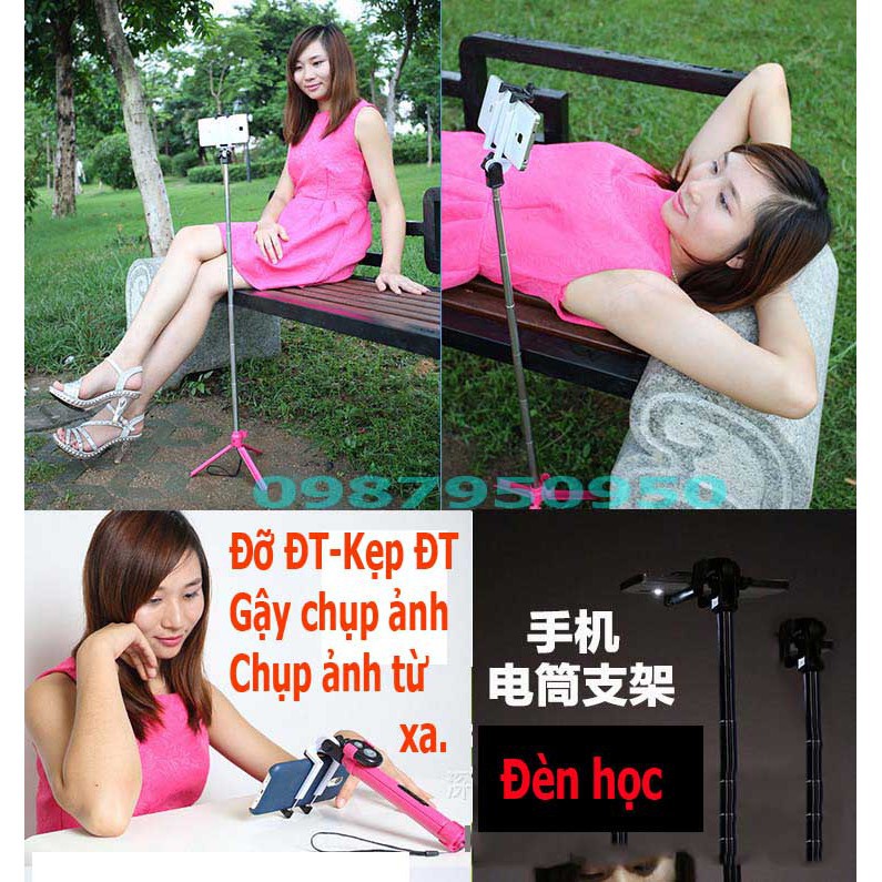 (MS29) Gậy Chụp Ảnh Bluetooth Kiêm Giá Đỡ Chụp Ảnh 3 Chân | BigBuy360 - bigbuy360.vn