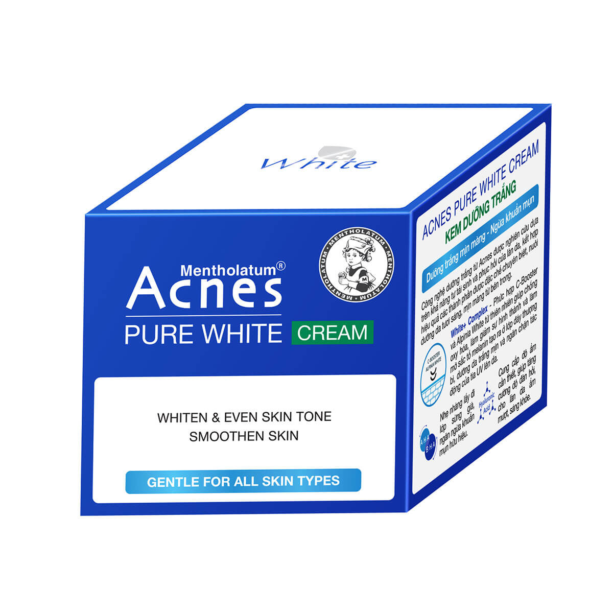 Kem dưỡng trắng Acnes Pure White Cream nuôi dưỡng làn da trắng mịn