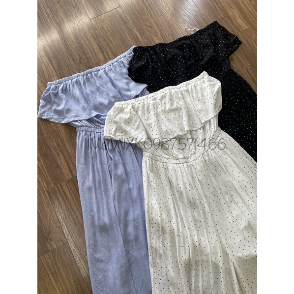 Jumpsuit chấm bi vnxk