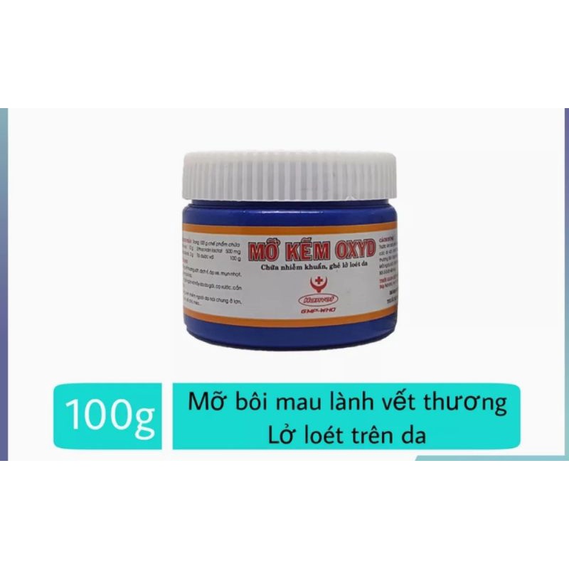 Hộp mỡ kẽm oxyd, giúp mau lành vết thương, lở loét trên da dành cho thú cưng