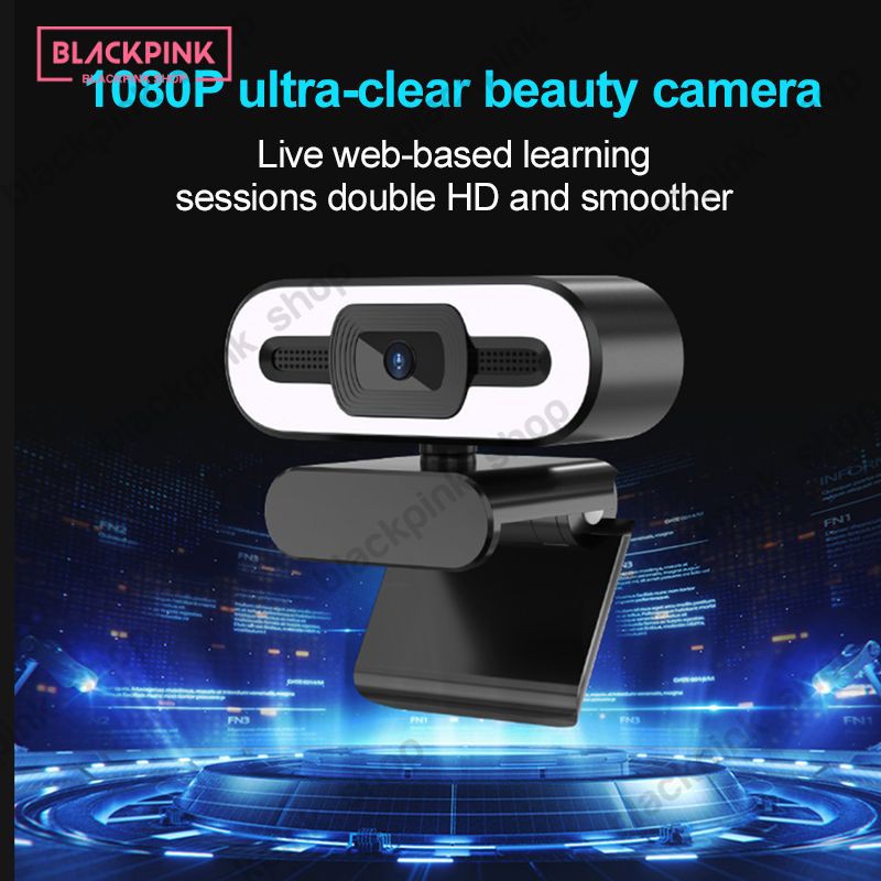 Webcam 2021 1080p Hd Tích Hợp Đèn Led Kèm Micro Cho Máy Tính