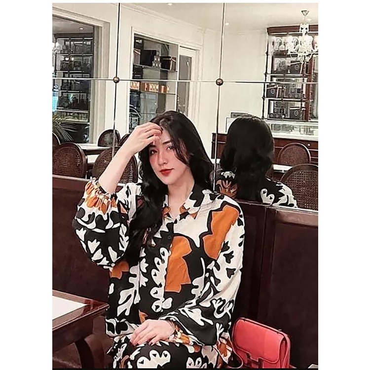 Zara Bộ Áo Sơ Mi + Quần Short Thời Trang Mùa Hè Năng Động 2831181 2942180 2843180Áo blouse