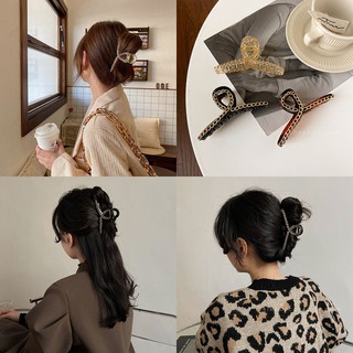 【QM】 Kẹp Tóc Càng Cua Trong Suốt Phong Cách Hàn Quốc （Hairclip）