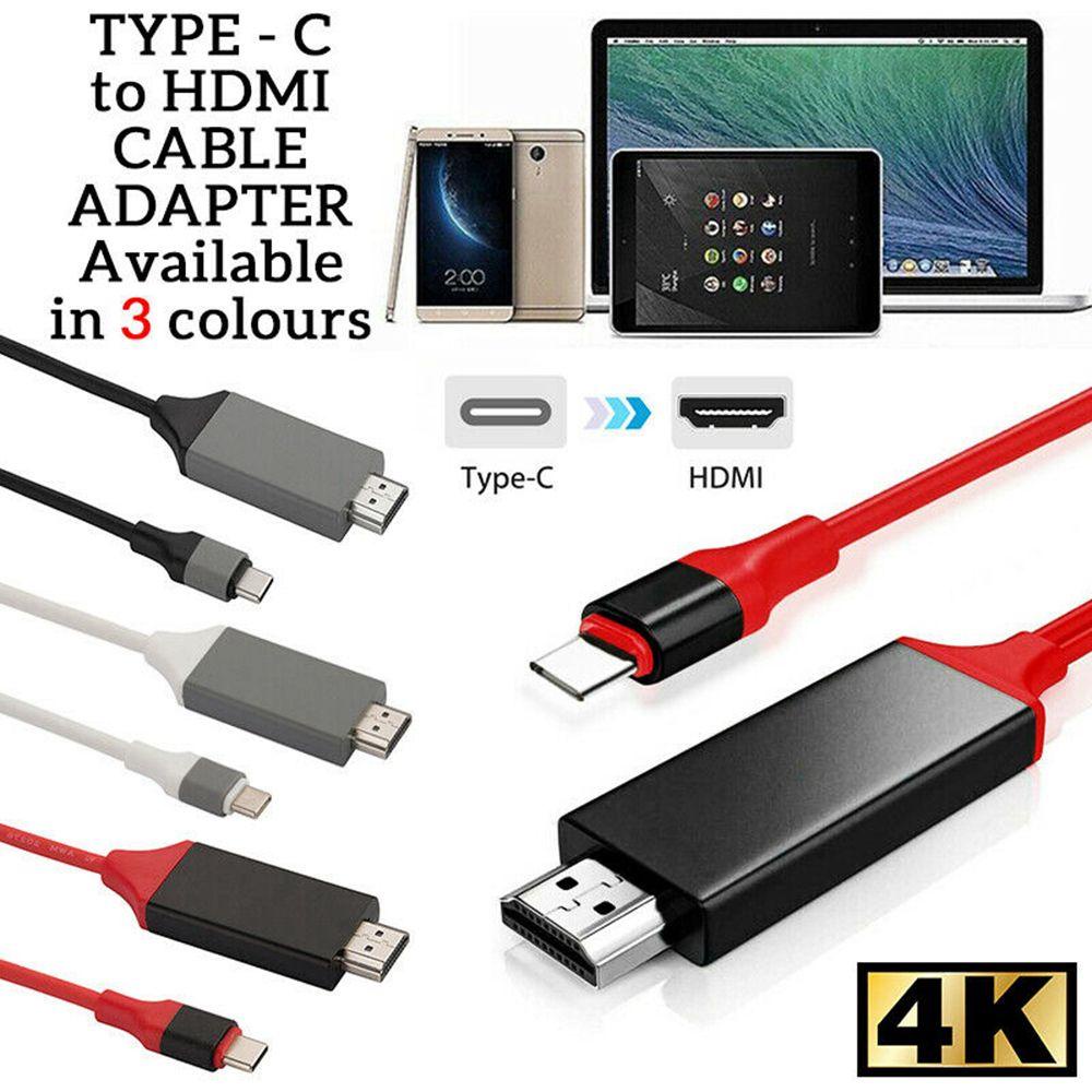BTLIMER Cáp ChuyểN Từ Type-C Sang HDMI 1080P TV 4K * 2K USB 3.1 Cho SAMSUNG / HUAWEI / SONY