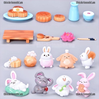Tượng Thỏ Mini Trang Trí Tiểu Cảnh