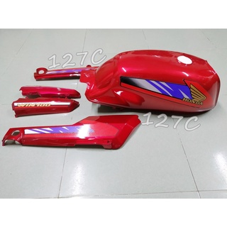 [HCM] Combo bộ Bình xăng lớn & Cốp lớn + nhỏ Win 100cc (Đen/ Đỏ)