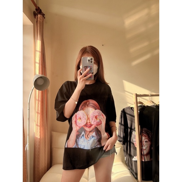 Áo ADLV Thun Cotton CAO CẤP  [Vải Cotton] - Mẫu em bé girl donut