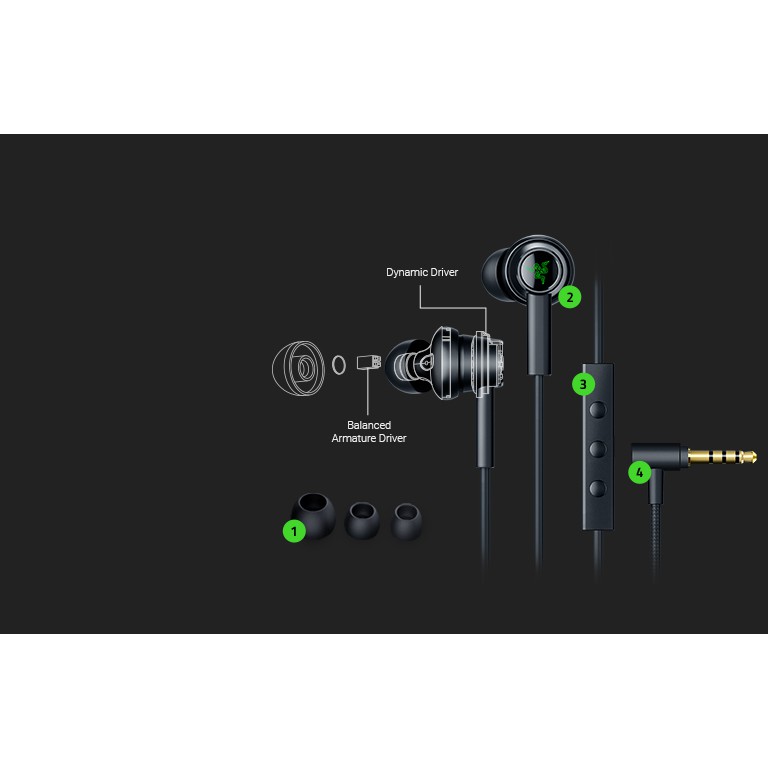 Tai nghe Razer Hammerhead Duo 3.5mm | BigBuy360 - bigbuy360.vn