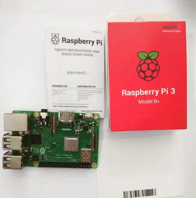 [Mạch+Nguồn] Raspberry Pi 3 b+ chính hãng, made in UK, phiên bản mới nhất