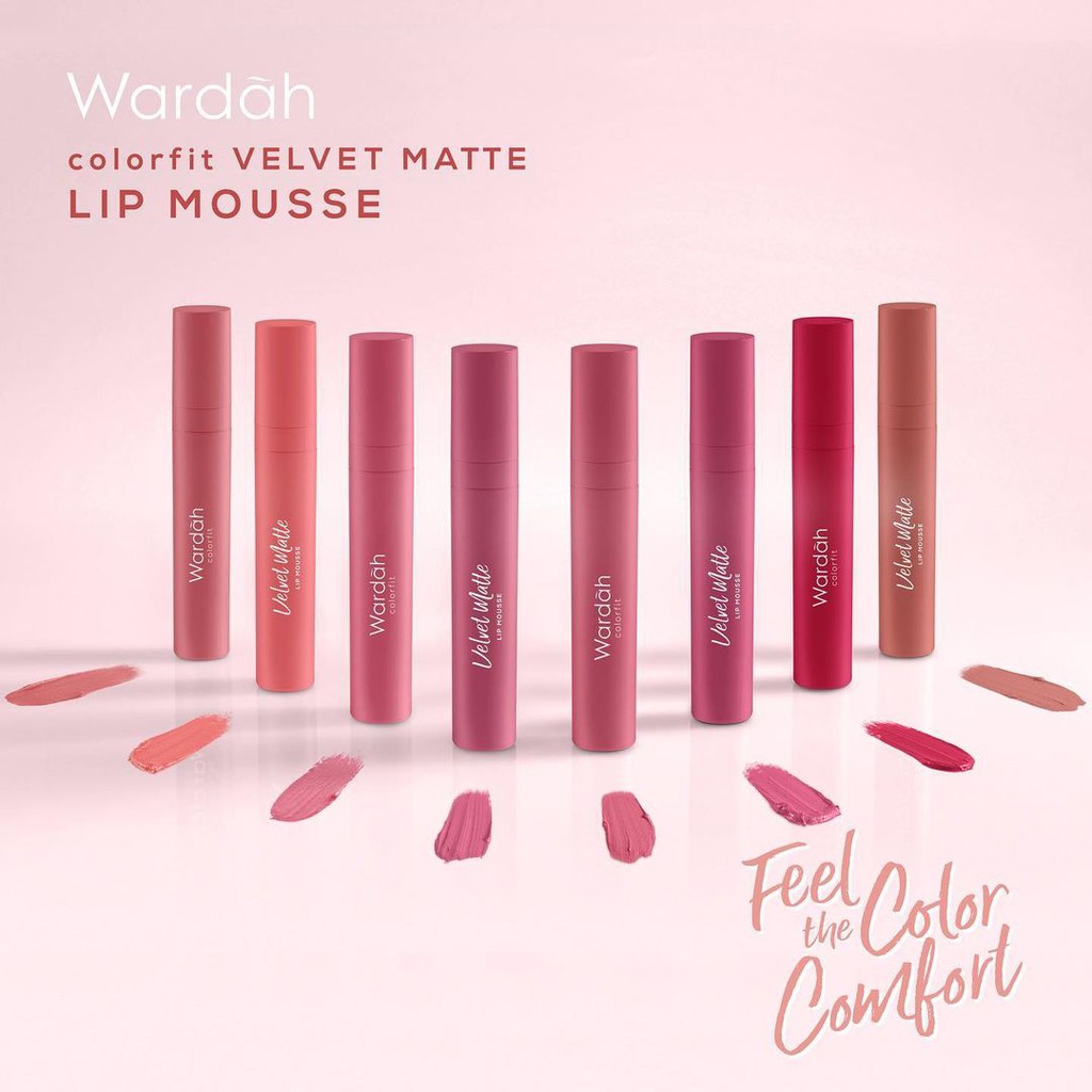 (hàng Mới Về) Son Lì Wardah Chất Son Mịn Như Nhung