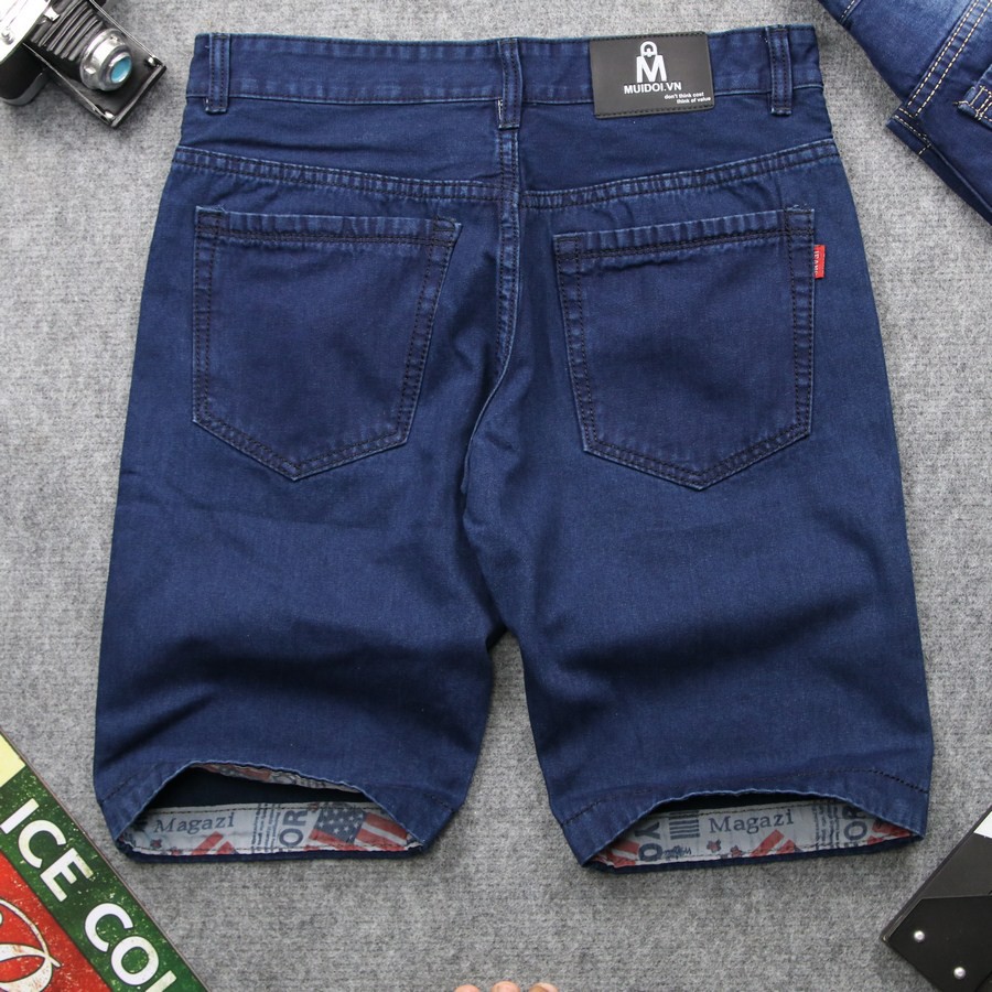 Quần short jean nam xanh đen vải đẹp TS111 Tronshop | BigBuy360 - bigbuy360.vn