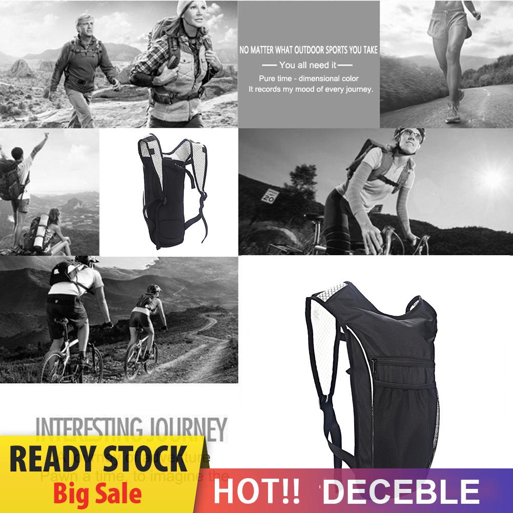 deceble Bicycle Backpack Running Marathon Hydration Pack No Bladder for Men Women