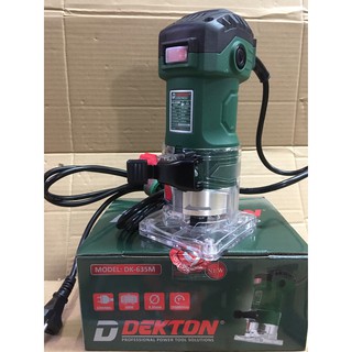 [CHÍNH HÃNG] Máy phay gỗ cầm tay , máy soi gỗ Dekton DK-635M