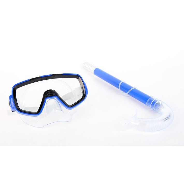 Kính bơi có ống thở cho trẻ em và người lớn loại kín mắt mũi mã 50075