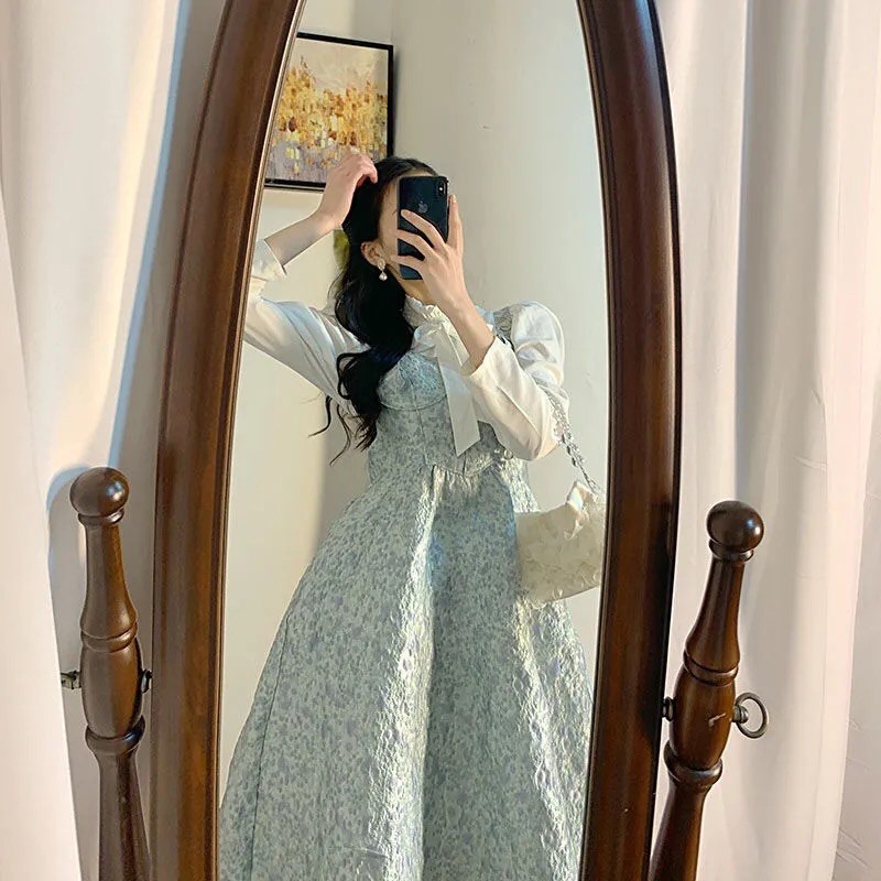 Set váy retro tiểu thư