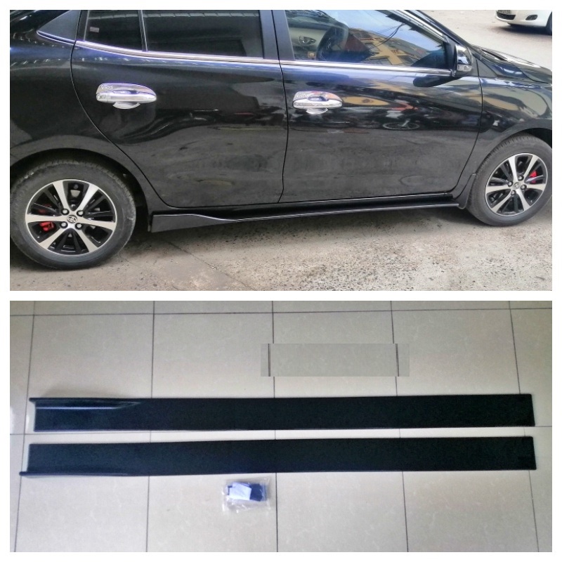 Lip Hông Ốp Sườn  Lắp Chung Màu Đen Bóng Viền Đỏ HÀNG CAO CẤP