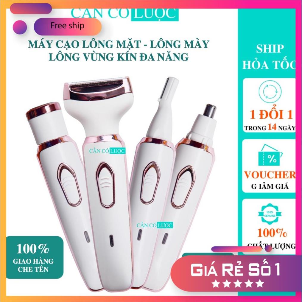 Dao Cạo Lông Mặt Lông Vùng Kín Lông Chân Nữ, Dao Cạo Lông Mày Chân Mày Tỉa Lông Mũi Wax Lông Bikini
