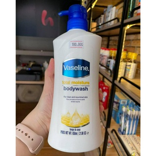 Sữa tắm Vaseline dưỡng ẩm sâu chai 650ml