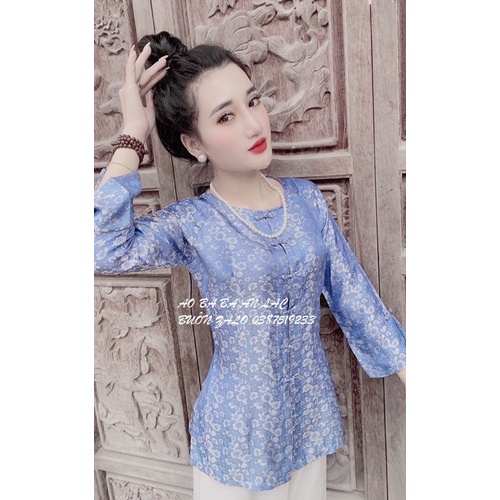Bán lẻ Áo bà ba Hoàng gia cao cấp độc lạ An Lạc đi chơi đi lễ sang trọng