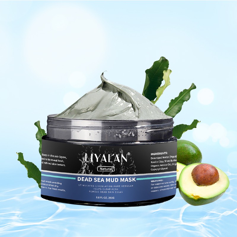 Mặt Nạ Bùn Biển Chết LIYAL'AN Hữu Cơ Làm Sạch Sâu Kiềm Dầu Cho Mặt 250g